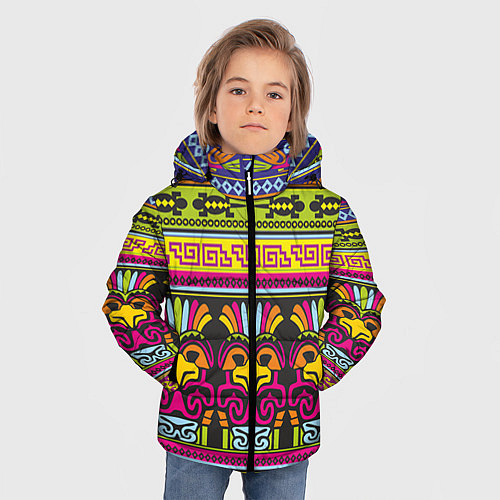 Зимняя куртка для мальчика Мексика / 3D-Черный – фото 3