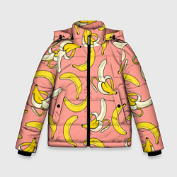 Куртка зимняя для мальчика Банан 1, цвет: 3D-черный