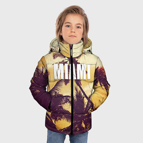 Зимняя куртка для мальчика MIAMI / 3D-Красный – фото 3