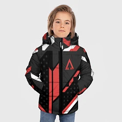 Куртка зимняя для мальчика CS:GO Cyrex Pattern, цвет: 3D-светло-серый — фото 2
