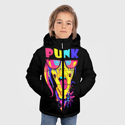 Куртка зимняя для мальчика Punk, цвет: 3D-черный — фото 2