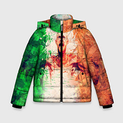 Куртка зимняя для мальчика Conor McGregor: Ireland, цвет: 3D-черный