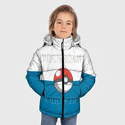 Куртка зимняя для мальчика Покемон мир подождет, цвет: 3D-черный — фото 2