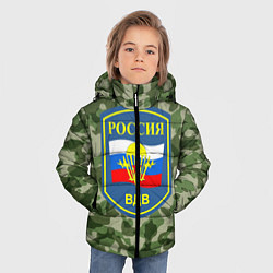 Куртка зимняя для мальчика ВДВ патч, цвет: 3D-черный — фото 2