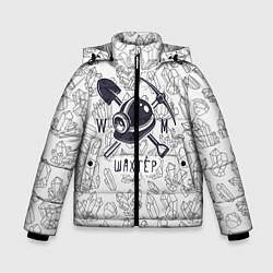 Куртка зимняя для мальчика Шахтёр, цвет: 3D-светло-серый