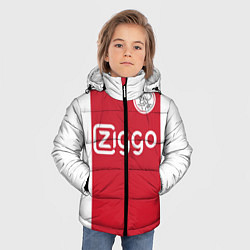 Куртка зимняя для мальчика Ajax FC: Ziggo, цвет: 3D-красный — фото 2