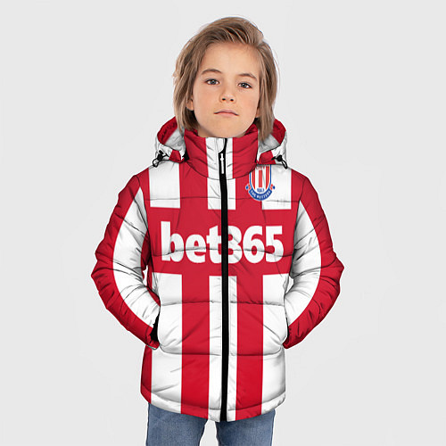 Зимняя куртка для мальчика Stoke City FC: Bet365 / 3D-Черный – фото 3