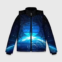 Зимняя куртка для мальчика Космические войска