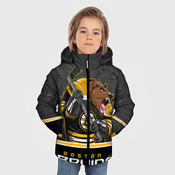 Куртка зимняя для мальчика Boston Bruins, цвет: 3D-черный — фото 2