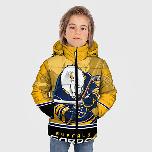 Зимняя куртка для мальчика Buffalo Sabres / 3D-Черный – фото 3