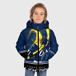 Куртка зимняя для мальчика Bay Lightning, цвет: 3D-красный — фото 2