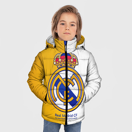 Зимняя куртка для мальчика Real Madrid CF / 3D-Черный – фото 3