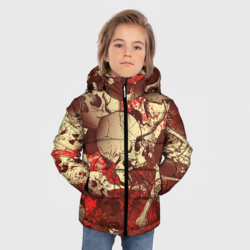 Зимняя куртка для мальчика Cs:go - Styx Famas style / 3D-Черный – фото 3