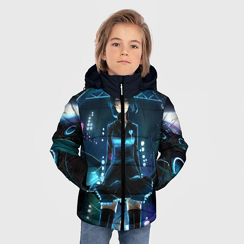 Зимняя куртка для мальчика Hatsune Miku / 3D-Черный – фото 3