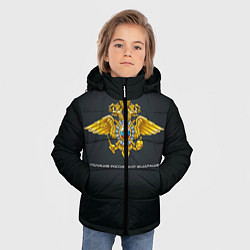 Куртка зимняя для мальчика Полиция Российской Федерации, цвет: 3D-черный — фото 2