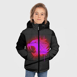 Куртка зимняя для мальчика CS:GO: iBUYPOWER Black Сollection, цвет: 3D-красный — фото 2