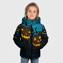 Куртка зимняя для мальчика Halloween3, цвет: 3D-черный — фото 2