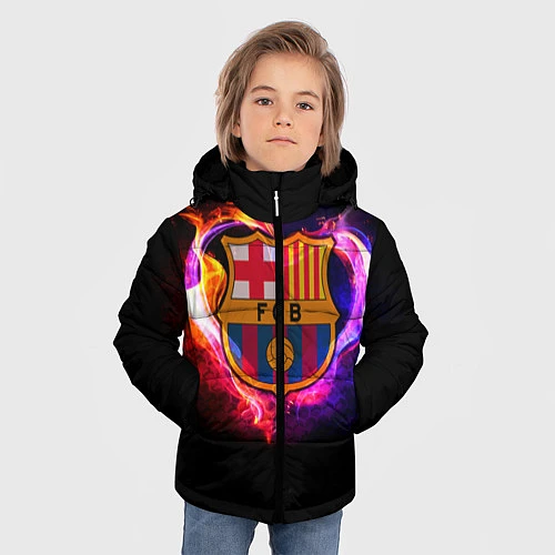 Зимняя куртка для мальчика Barcelona7 / 3D-Черный – фото 3