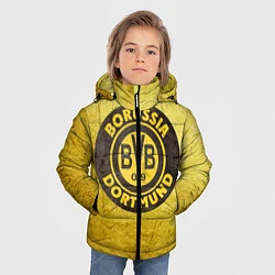 Куртка зимняя для мальчика Borussia3, цвет: 3D-черный — фото 2