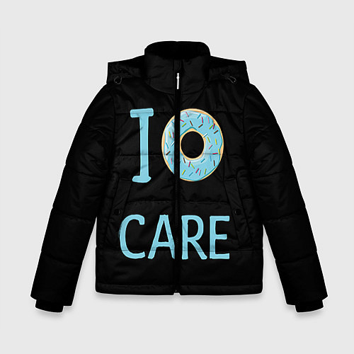 Зимняя куртка для мальчика I Donut care / 3D-Светло-серый – фото 1