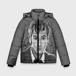 Куртка зимняя для мальчика Doctor Who: fun-art, цвет: 3D-черный