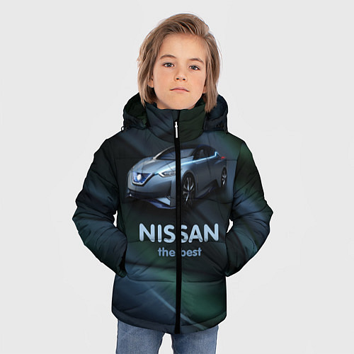 Зимняя куртка для мальчика Nissan the best / 3D-Черный – фото 3
