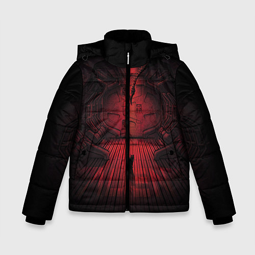 Зимняя куртка для мальчика Alien: Space Ship / 3D-Светло-серый – фото 1