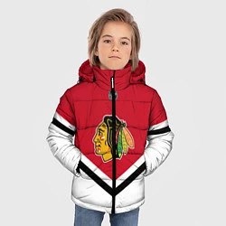 Куртка зимняя для мальчика NHL: Chicago Blackhawks, цвет: 3D-черный — фото 2