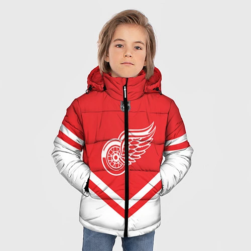 Зимняя куртка для мальчика NHL: Detroit Red Wings / 3D-Черный – фото 3