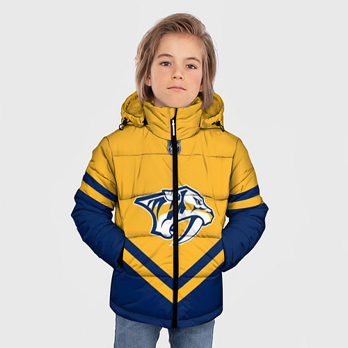 Зимняя куртка для мальчика NHL: Nashville Predators / 3D-Черный – фото 3