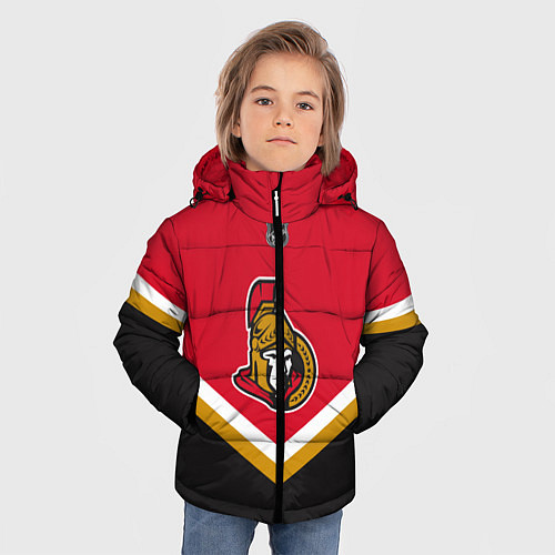 Зимняя куртка для мальчика NHL: Ottawa Senators / 3D-Черный – фото 3