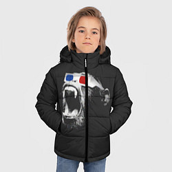 Куртка зимняя для мальчика 3D Monkey, цвет: 3D-красный — фото 2
