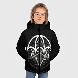 Куртка зимняя для мальчика BMTH: Rain Symbol, цвет: 3D-черный — фото 2