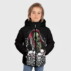 Куртка зимняя для мальчика Bring Me The Horizon, цвет: 3D-светло-серый — фото 2