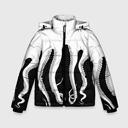 Куртка зимняя для мальчика Octopus, цвет: 3D-черный