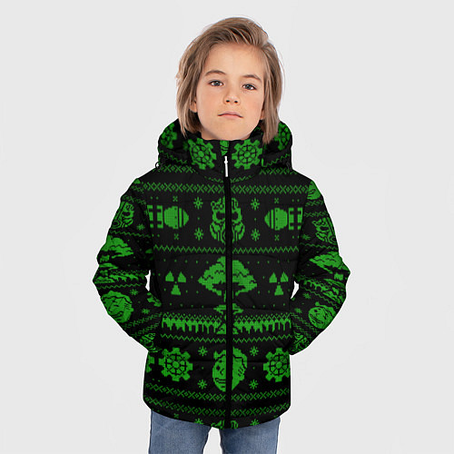Зимняя куртка для мальчика Ядерная зима / 3D-Черный – фото 3
