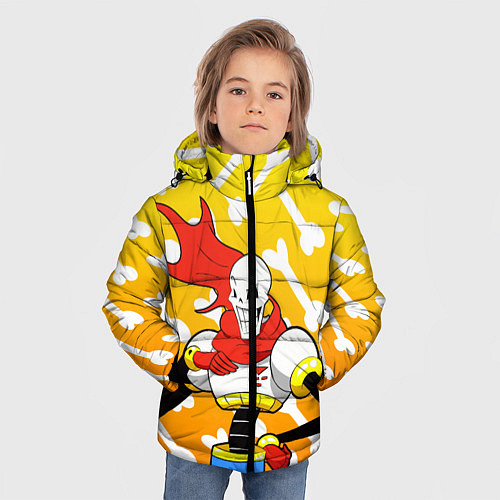 Зимняя куртка для мальчика Papyrus / 3D-Черный – фото 3