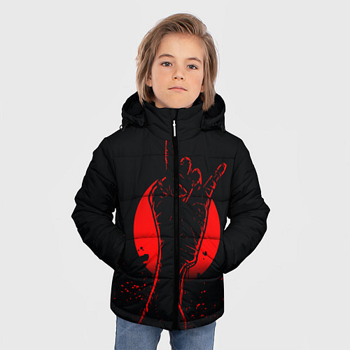 Зимняя куртка для мальчика Zombie Rock / 3D-Черный – фото 3