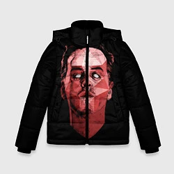 Куртка зимняя для мальчика Dark Moriarty, цвет: 3D-красный