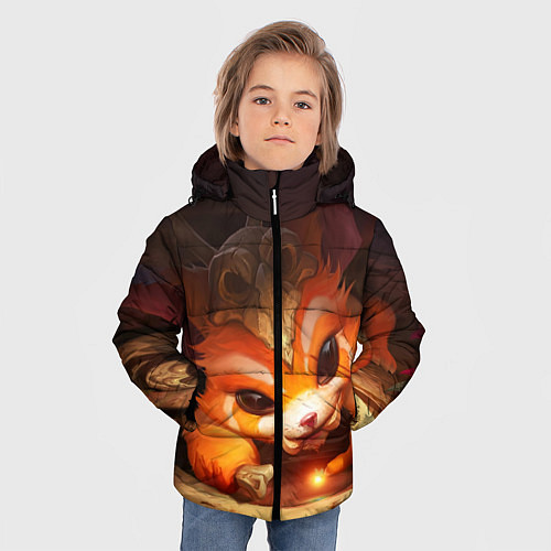 Зимняя куртка для мальчика Gnar / 3D-Черный – фото 3