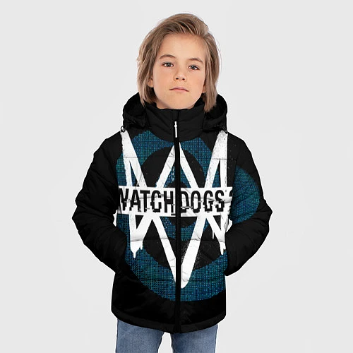Зимняя куртка для мальчика Watch Dogs 2 / 3D-Черный – фото 3