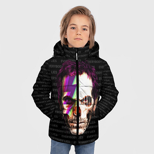 Зимняя куртка для мальчика Dr. Dead House / 3D-Черный – фото 3