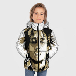 Куртка зимняя для мальчика Bob Marley: Mono, цвет: 3D-черный — фото 2
