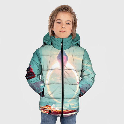 Зимняя куртка для мальчика No Mans Sky / 3D-Черный – фото 3