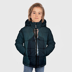 Куртка зимняя для мальчика Лестрейд, цвет: 3D-черный — фото 2
