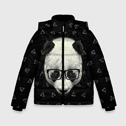 Куртка зимняя для мальчика Умная панда, цвет: 3D-светло-серый