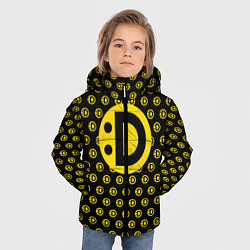Куртка зимняя для мальчика Улыбака, цвет: 3D-черный — фото 2