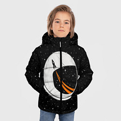 Куртка зимняя для мальчика Шлем астронавта, цвет: 3D-черный — фото 2