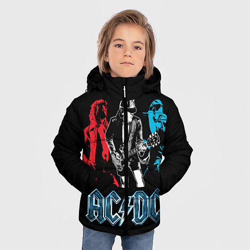 Зимняя куртка для мальчика AC/DC: Ice & Fire / 3D-Черный – фото 3