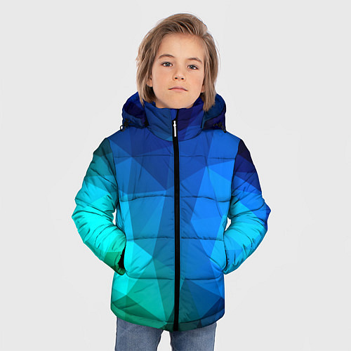 Зимняя куртка для мальчика Fight Polygon / 3D-Черный – фото 3